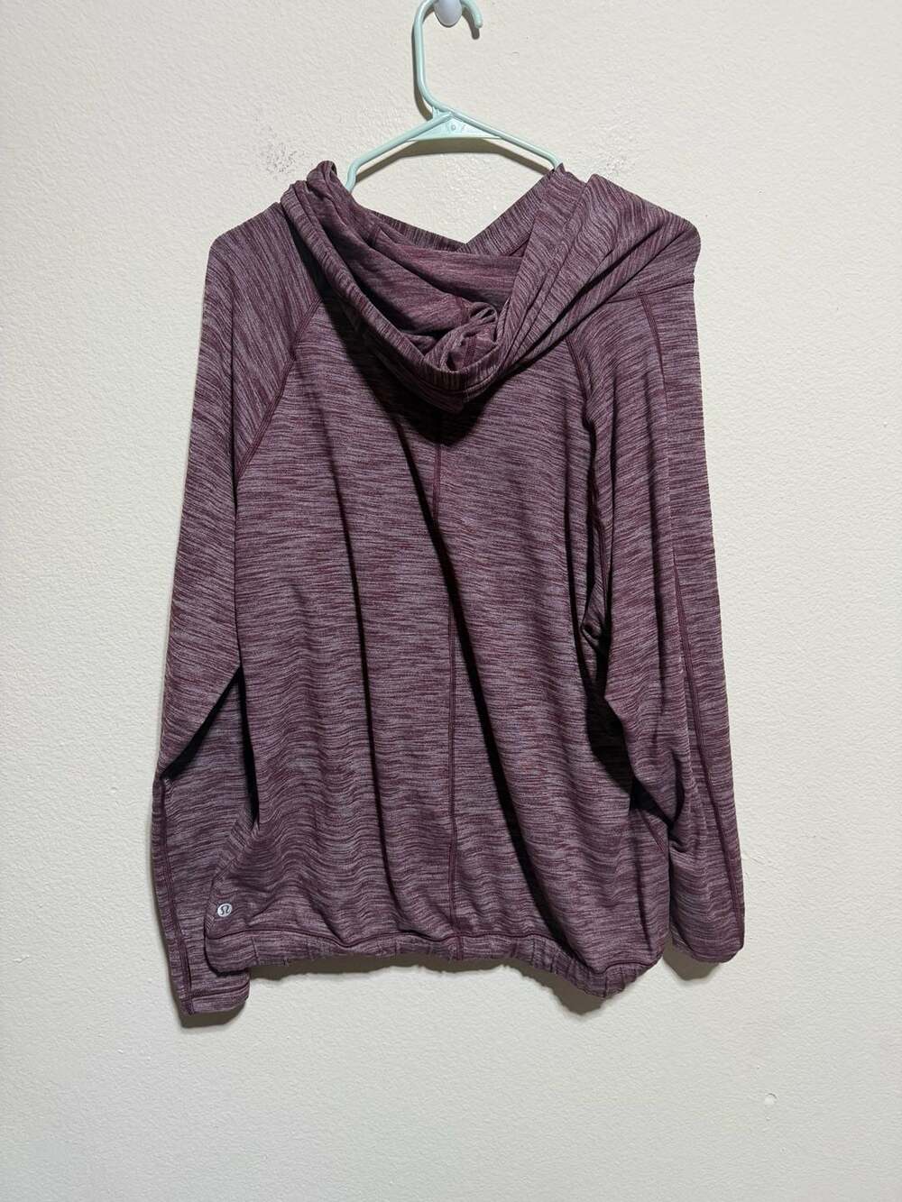Lululemon Healthy Heart Pullover II Hoodie in Heathered Bordeaux Drama - Picture 2 of 3